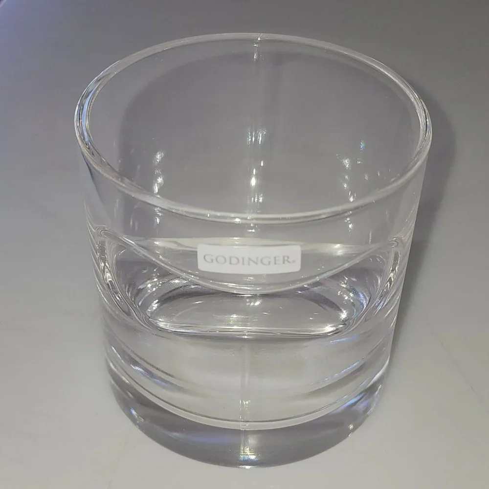Godinger Cigar Whiskey Tumbler 12 oz Hand Made Of Fine Durable Crystalline Glass